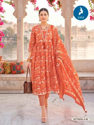Kaya octavia-3 anarkali wholesale printed kurti catolog